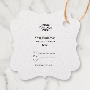 Your logo social media QR code Price tags