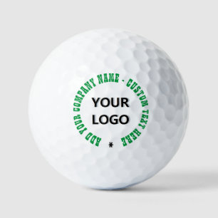 Your Logo Stamps Golf Balls Example Custom Text