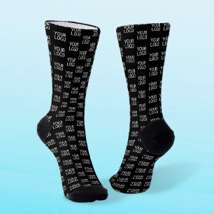 Your Logo   Stylish Half Step Pattern Socks