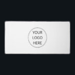 Your Logo Template Desk Mat<br><div class="desc">A simple template for your round business logo desk mat. Perfect for your employee work spaces,  or your own business. Simply replace this sample with your own round logo.</div>