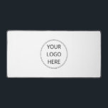 Your Logo Template Desk Mat<br><div class="desc">A simple template for your round business logo desk mat. Perfect for your employee work spaces,  or your own business. Simply replace this sample with your own round logo.</div>