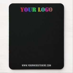 Your Logo Text Info Promotional Business Mouse Pad