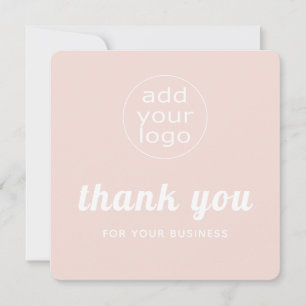 Your logo thank you for your business card