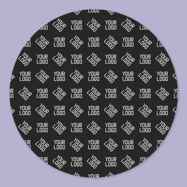 Your Logo | Unique Alternating Logo or Design Classic Round Sticker (Creator Uploaded)