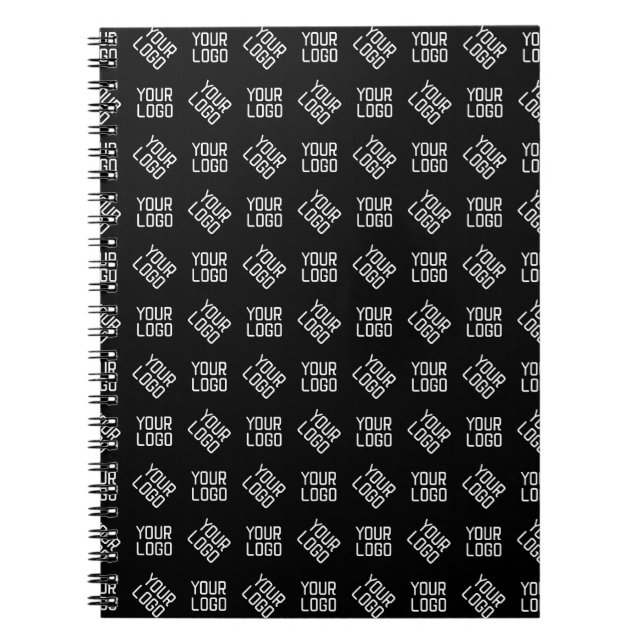 Your Logo | Unique Alternating Logo or Design Notebook (Front)