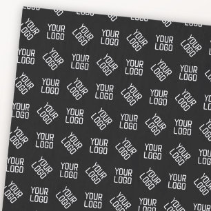 Your Logo Unique Alternating Logo or Design Tissue Paper