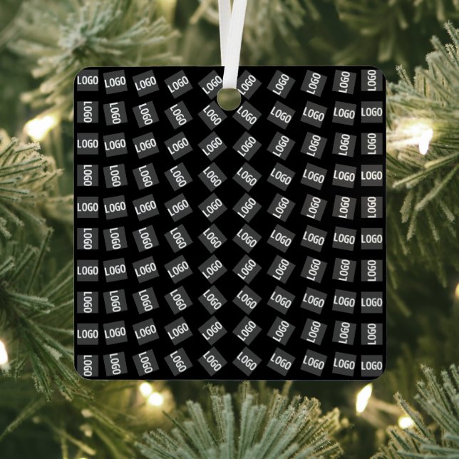 Your Logo | Unique Geometric Pattern Metal Tree Decoration (Insitu)