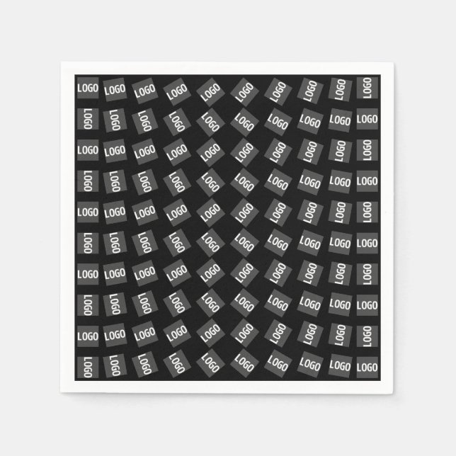 Your Logo | Unique Logo, Design or Image Pattern  Napkin (Front)