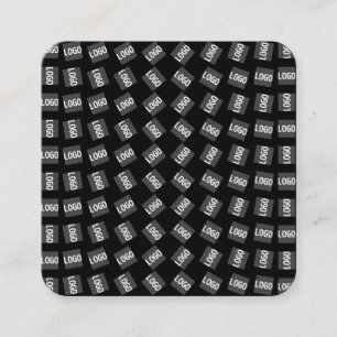 Your Logo   Unique Logo, Design or Image Pattern  Square Business Card