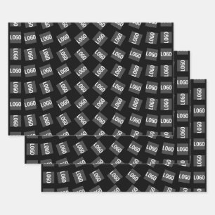 Your Logo   Unique Logo, Design or Image Pattern  Wrapping Paper Sheet