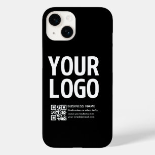 Your Logo w/Editable QR code & Text Case-Mate iPhone 14 Case