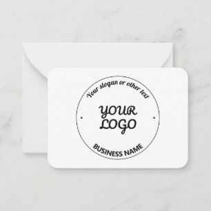 Your Logo with Editable Slogan & Business Name Card