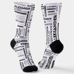 Your (Long) Name is All Over These Socks