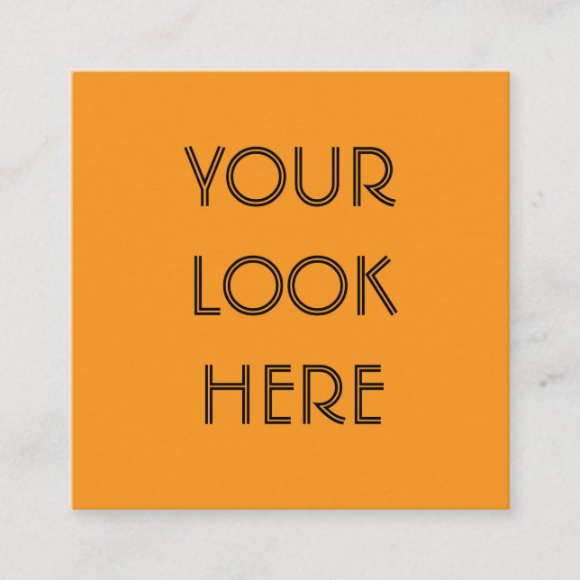 Your Look Here Calling Card (Front)