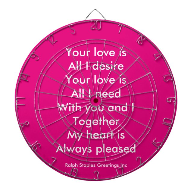 Your love dartboard (Front)