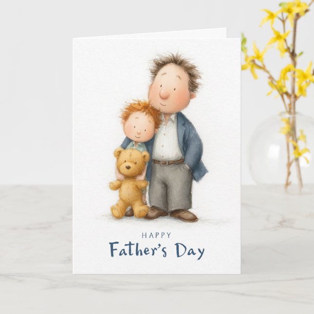 Your Love Shaped Me Father’s Day Card (Yellow Flower)