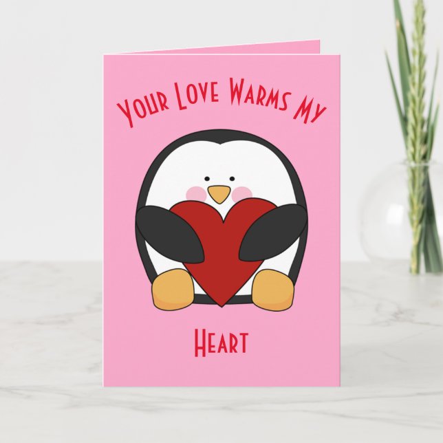 Your Love Warms My Heart Holiday Card (Front)