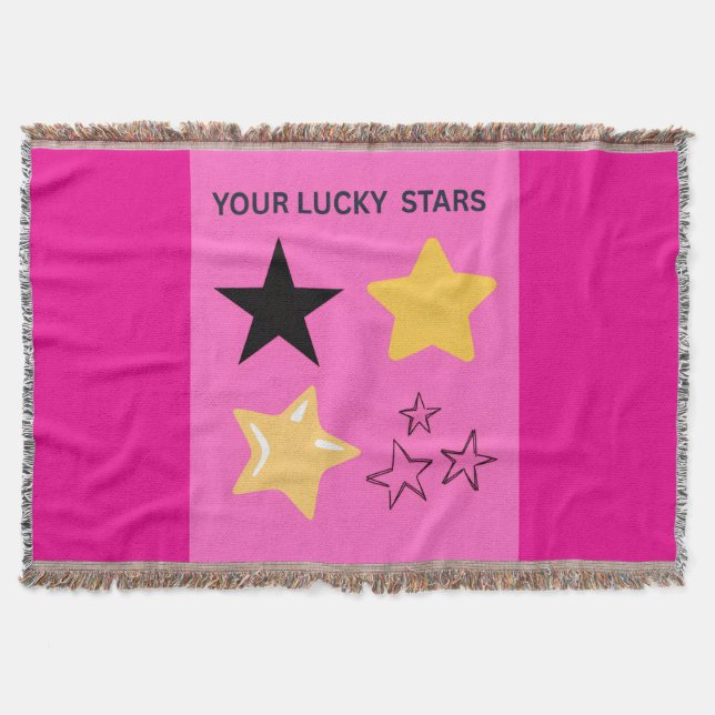 YOUR LUCKY STARS THROW BLANKET (Front)