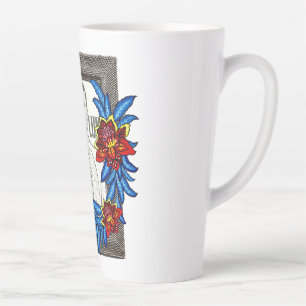 Your Lungs Medical Illustration, Berry Popsicle Latte Mug