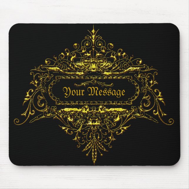Your Message Emblem2A Mousepad (Front)
