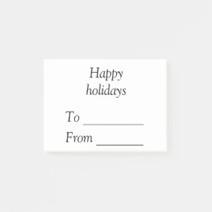Your message here add text name merry Christmas  Post-it Notes
