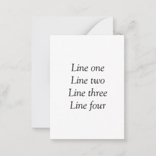 Your message here add text name monogram image quo card