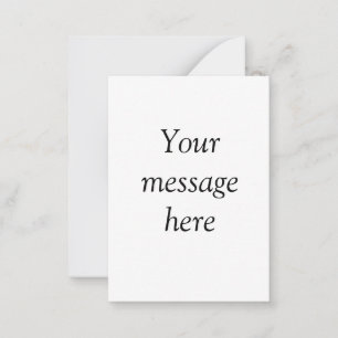 Your message here add text name monogram image quo card