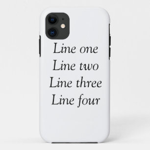 Your message here add text name monogram image quo Case-Mate iPhone case