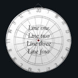 Your message here add text name monogram image quo dartboard<br><div class="desc">Design</div>