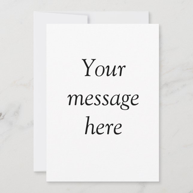 Your message here add text name monogram image quo invitation (Front)