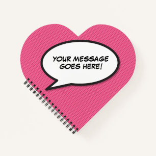 Your Message Speech Bubble Fun Retro Comic Book