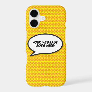 Your Message Speech Bubble Fun Retro Comic Book
