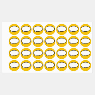 Your Message Speech Bubble Fun Retro Comic Book