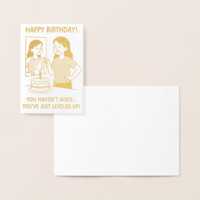 Your Mirror Told the Truth! Foil Card (Display)