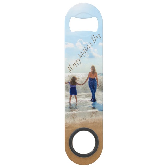 Your Mom Photo Bar Key Gift - Happy Mother's Day (Front)
