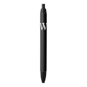 Your monogram in black&white black ink pen