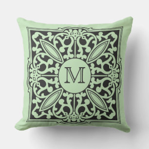 YOUR MONOGRAM in decorative frame custom pillows