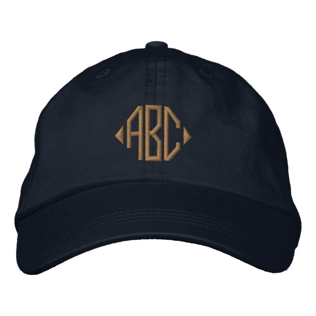 Your Monogram Personalised  Embroidered Hat (Front)