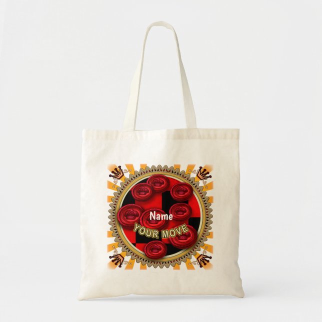 Your Move Checkers  Tote Bag (Front)