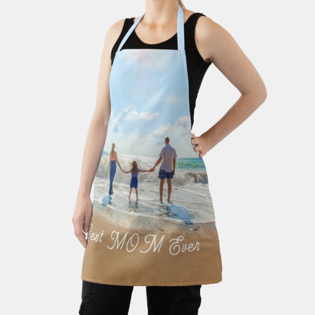 Your Mum Photo Apron Gift Text - Best Mum Ever (Insitu)