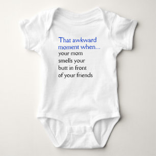 Your Mum Smells Your Butt Baby Bodysuit