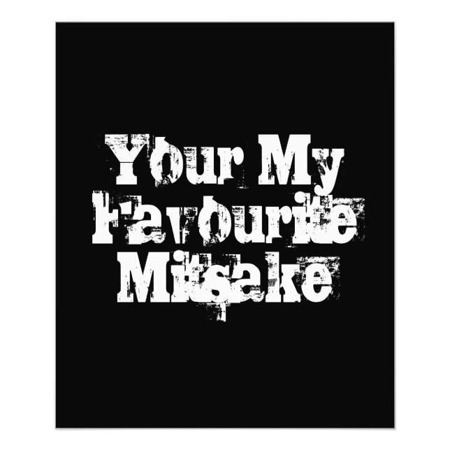 Your My Favourite Mitsake Photo Print (Front)