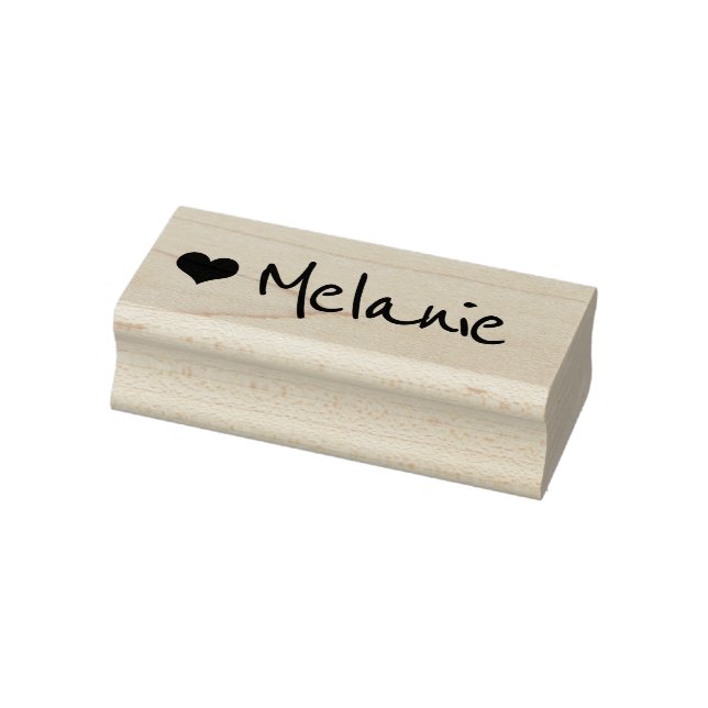 Your name and logo custom handwritten signature rubber stamp (Stamp)