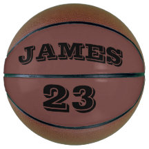 Your Name and Number Personalised Basketball