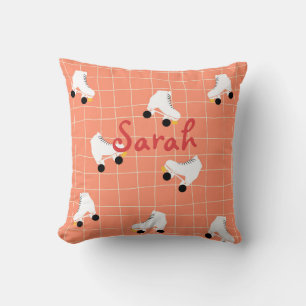 Your Name City Roller Skates Roller Skater Gift  Cushion