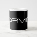 Your Name | Cool Stylised Customisable Text Large Coffee Mug<br><div class="desc">Editable name or word of your choosing.</div>