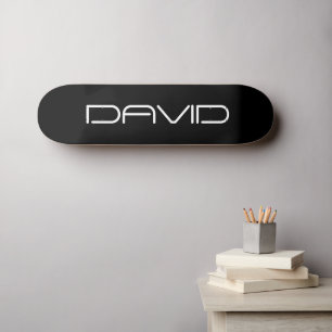 Your Name   Cool Stylised Customisable Text Skateboard