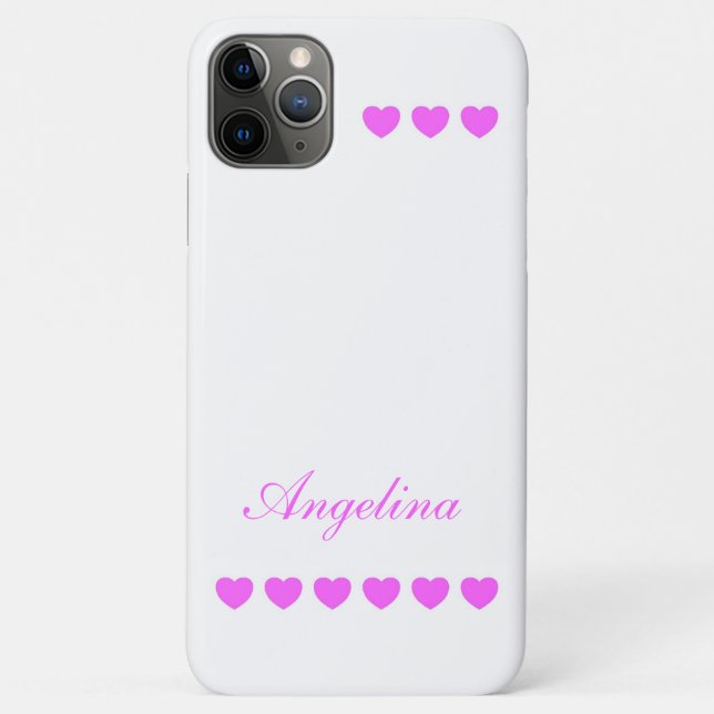 Your Name Custom Template - Beautiful Case-Mate iPhone Case (Back)