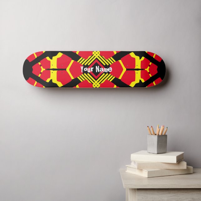 Your Name Customisable Skateboard (Wall Art (Horz))