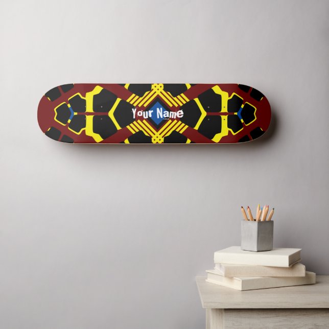 Your Name Customizable Skateboard (Wall Art (Horz))